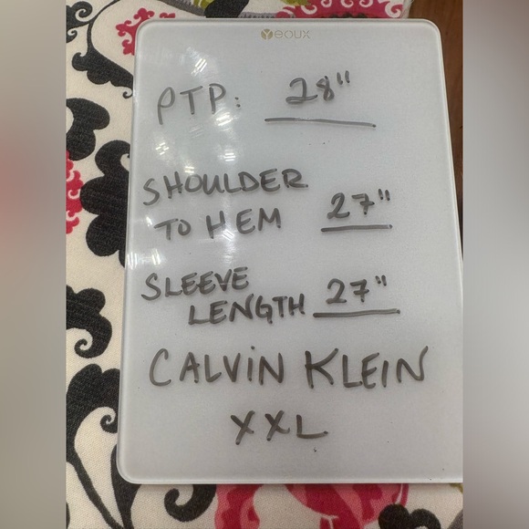 Calvin Klein White Hooded Windbreaker - Picture 9 of 9